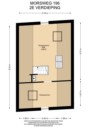 Floorplan - Morsweg 196, 2332 ET Leiden
